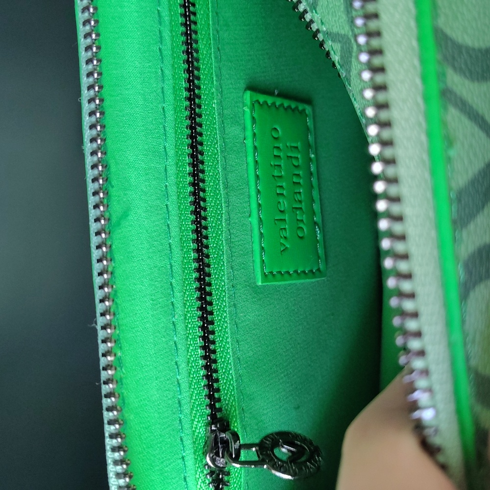💚 Valentino Orlandi Crossbody Camera Bag in Green! New With Tags! - Picture 9 of 11